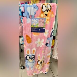 NEW RELEASE bluey easter plush blanket throw